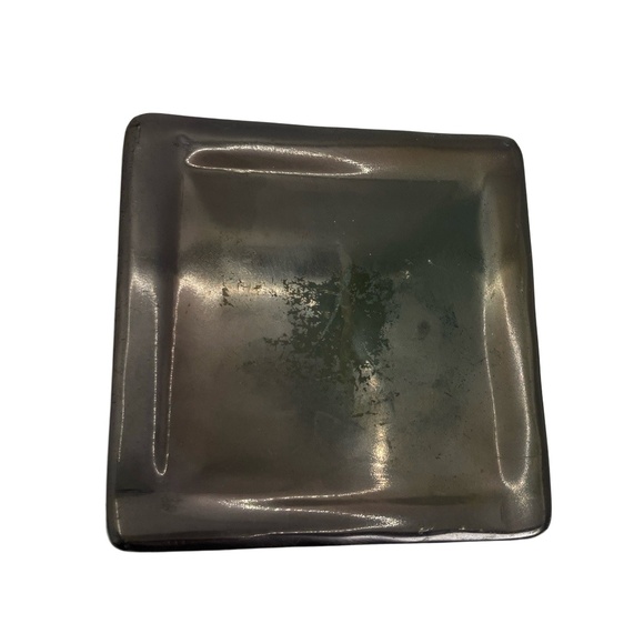 Lifestyle Plate Black Square Glossy Finish Modern India Tableware‎ Minimalist - Picture 2 of 5